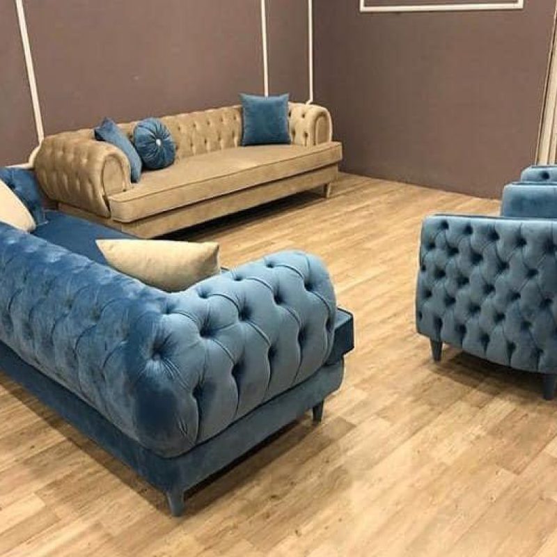 Blue Standard Sofa