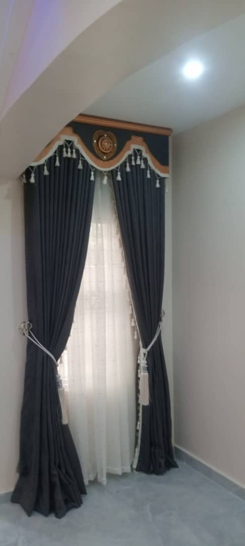 Standard Blue Curtain