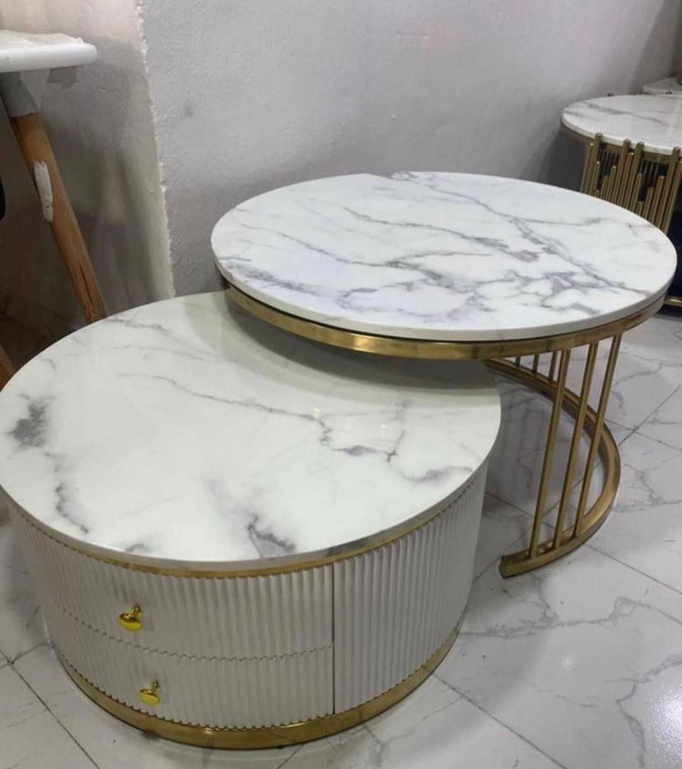 Double all round marble top