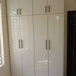 All White Glossy Door 005 6/8ft