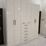 All White Glossy Door 105 8/8ft 