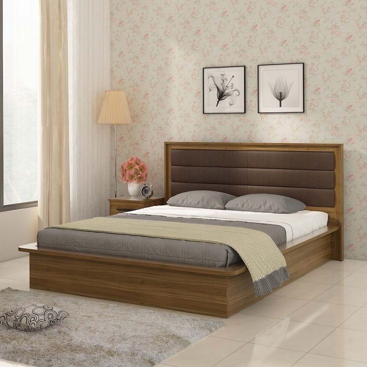 M6 by 6 bed with one bedside cabinet