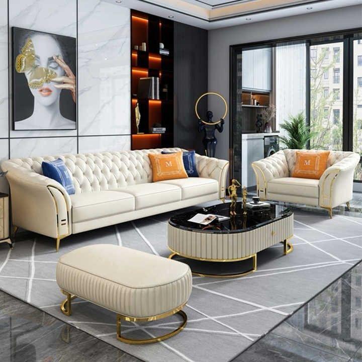 White off 001 with center table 