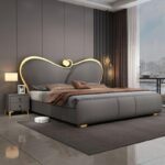 Apple master bed 6 by 6 with two bedside cabinet