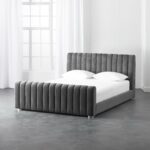 Mattee space 6 by 6 bed with two bedside cabinets