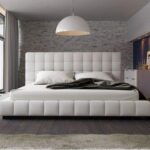 Ocean white 6 by 6 with two bedside cabinets