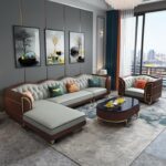 Vofe 8 seater L shape and a single seater with table 